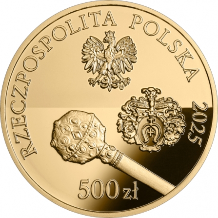 Awers monety500 zł Stanisław Żółkiewski