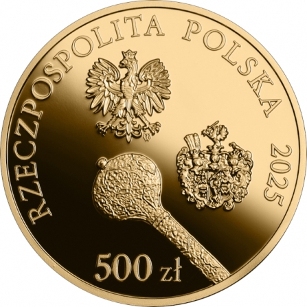 Coin obverse 500 pln Jan Karol Chodkiewicz