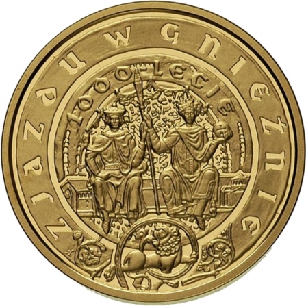 Coin reverse 200 pln The 1000th anniversary of the convention in Gniezno