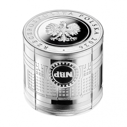 Awers monety100 zł Rezerwy złota NBP