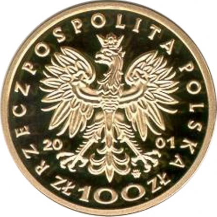 Awers monety100 zł Władysław I Łokietek (1320-1333)