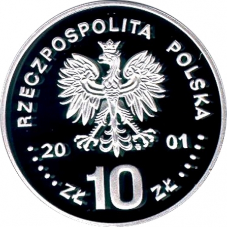 Coin obverse 10 pln Jan III Sobieski (1674-1696), bust