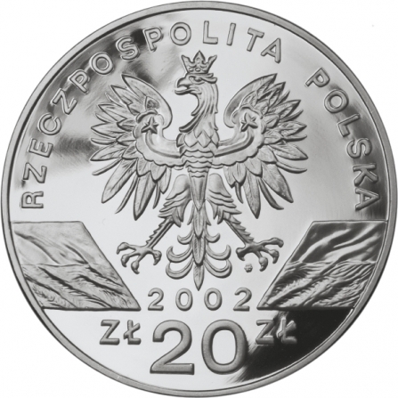 Awers monety20 zł Żółw błotny (łac. Emys orbicularis)